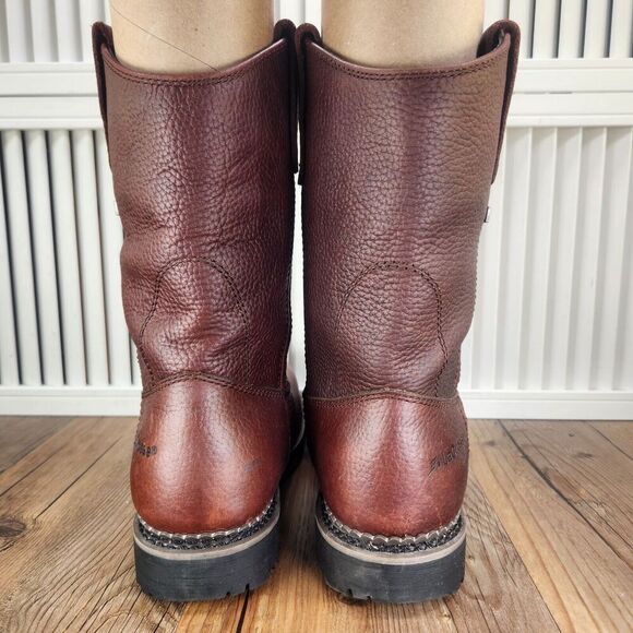 LaCrosse Foreman Wellington HD 11" Work Boots Mens Sz 8 Med Brown Waterproof PT - Picture 4 of 10